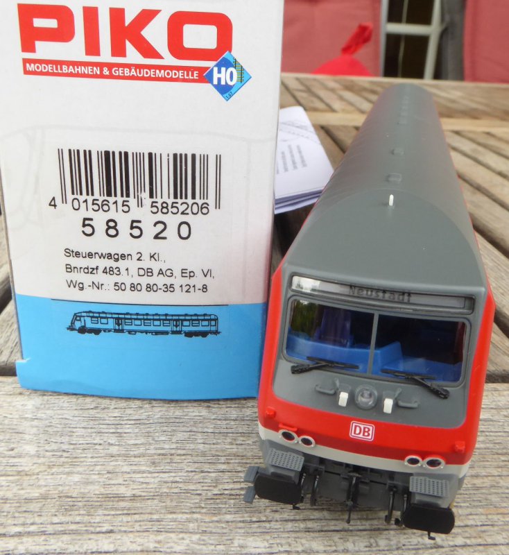 Piko 58520 Nahverkehrssteuerwagen Wittenberger Kopf 2 Kl Epoche 5 6 Neu Licht Ebay