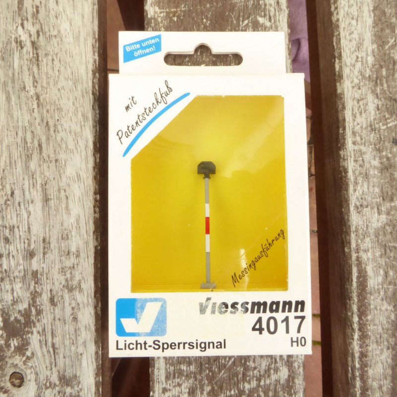 Viessmann 4017 H0 Licht-Sperrsignal hoch