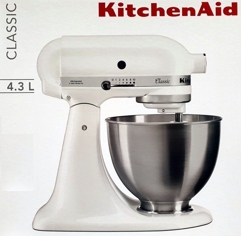 KitchenAid Food Processor, Dough Kneader Classic 5 K 45 ssewh 4,3L, 275