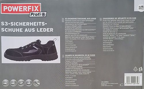 Powerfix S3 Safety Shoes Made of 