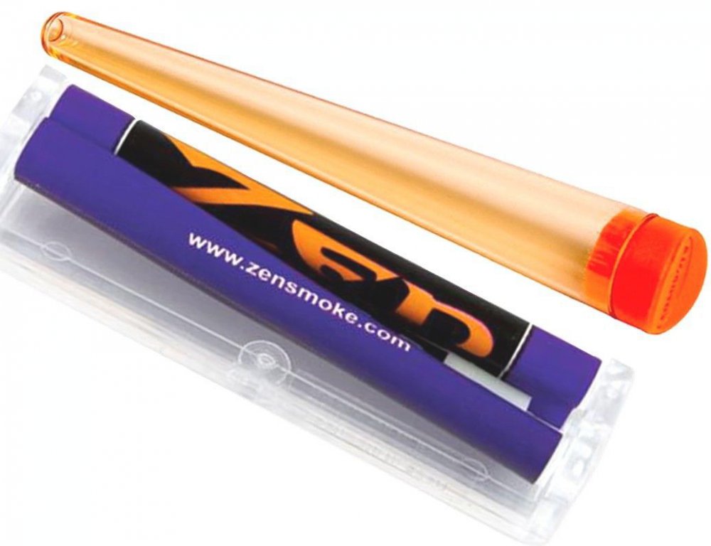 2 x ZEN konischer Roller 110mm Cone Roller 4 x Futurola Cone Tube orange KS