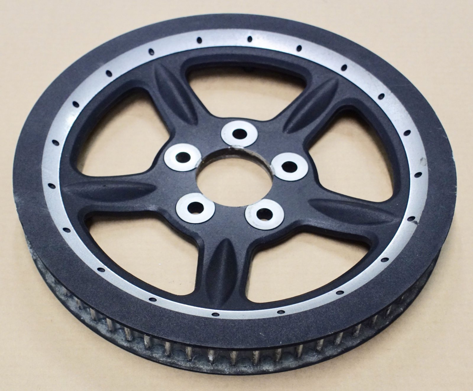 Harley Original Sportster Belt Pulley Sprocket Aluminium Black eBay