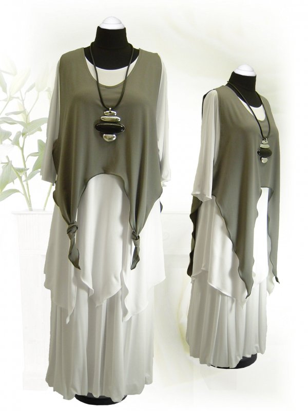 LAGENLOOK Oversize Jacke Shirt Überwurf XL-XXL-XXXL 46 48 50 52 54 56 58 weiß