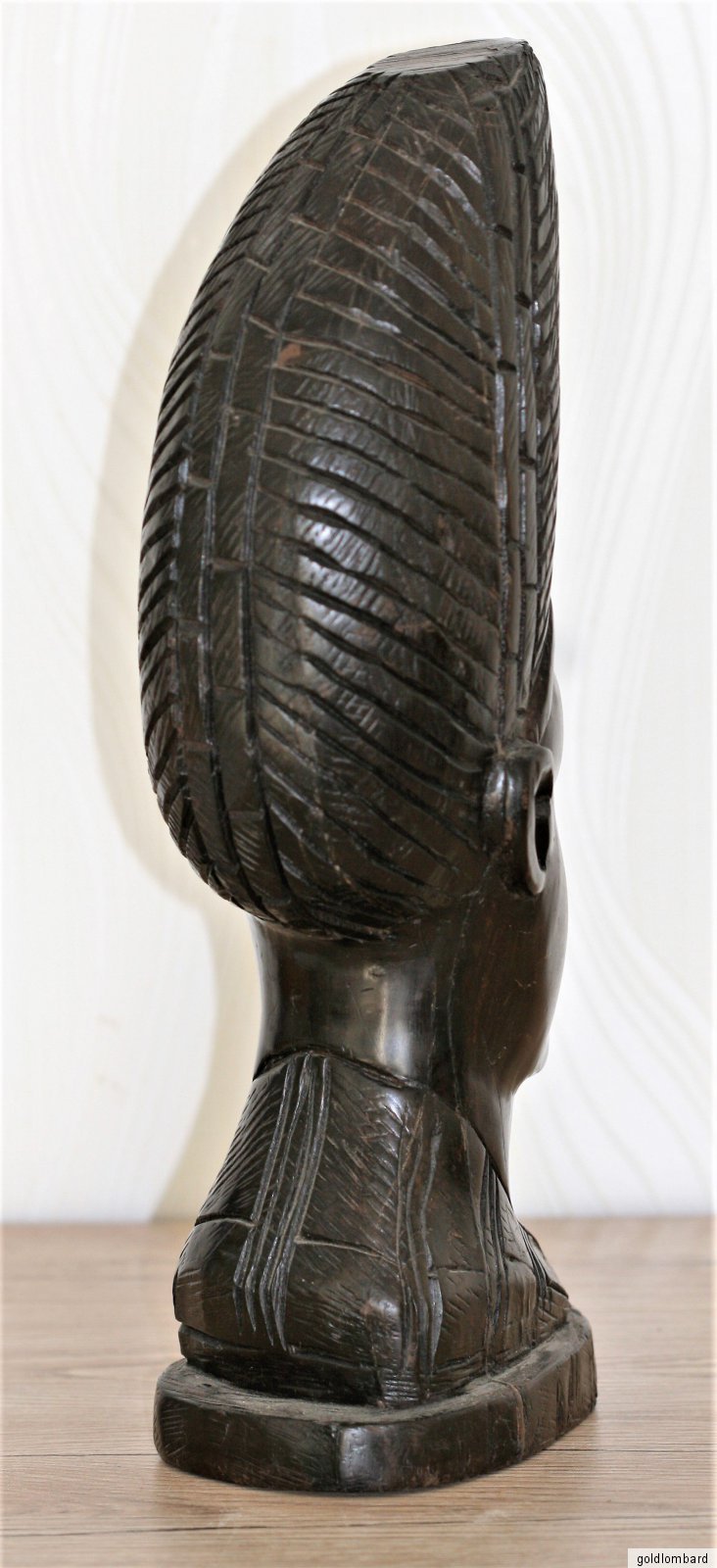 Große Afrikanische Figur aus Ebenholz geschnitzt. | eBay