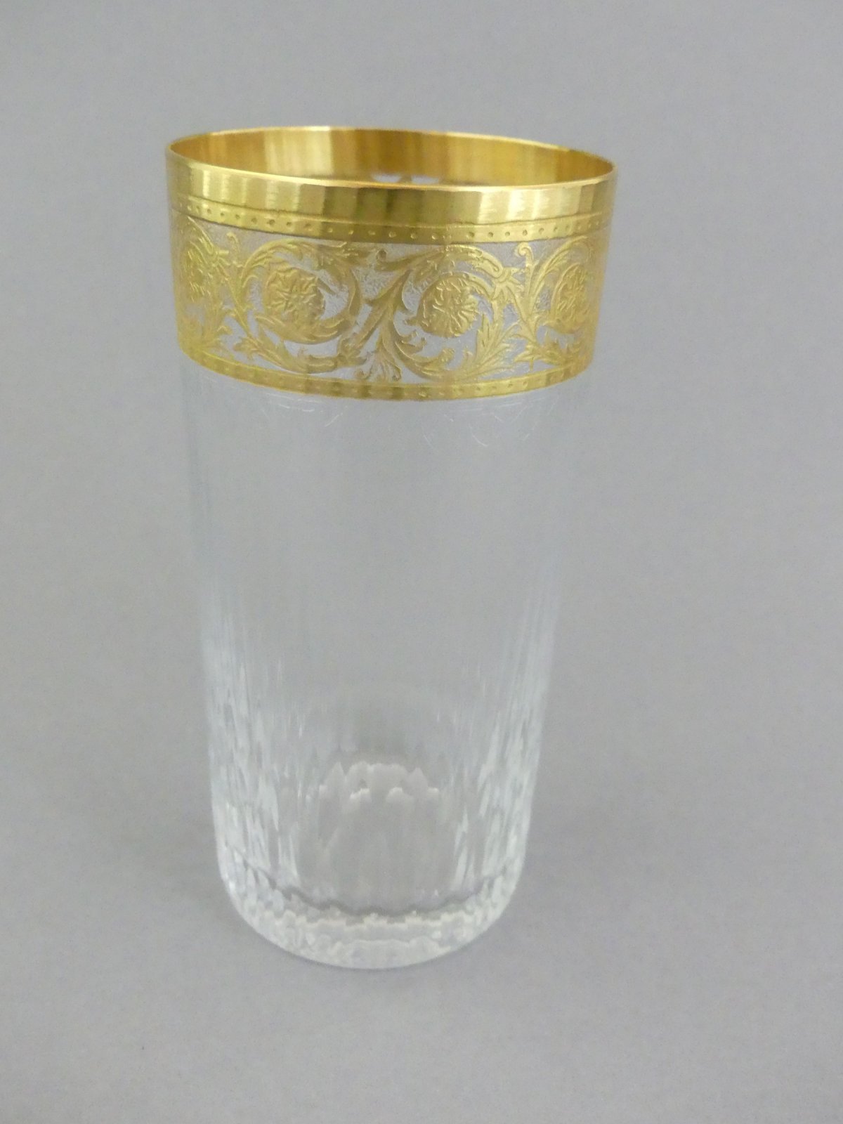 Louis Thistle gold 12 Gläser im Angebot Saint St Wasserglas Highballglas