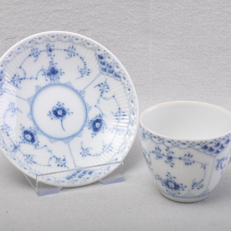 Sammeltasse Kaffeetasse mit Untertasse Royal Copenhagen um 1900