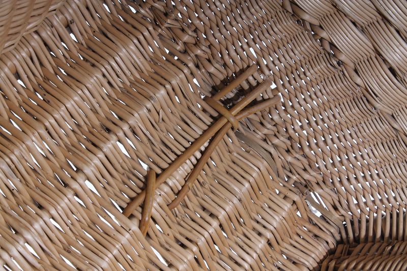 alter Weidenkorb Flechtkorb Deko retro vintage Korb Wäschekorb | eBay