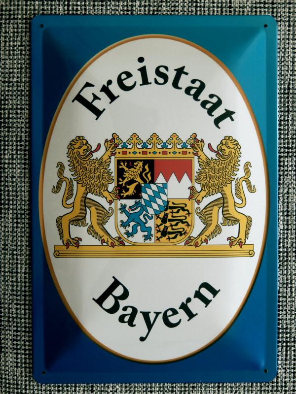 Freistaat Bayern Aufnäher 50x70 Mm – Bügelbar & Nähbar, Besticktes Staatswappen Für Lederhose & Hemd