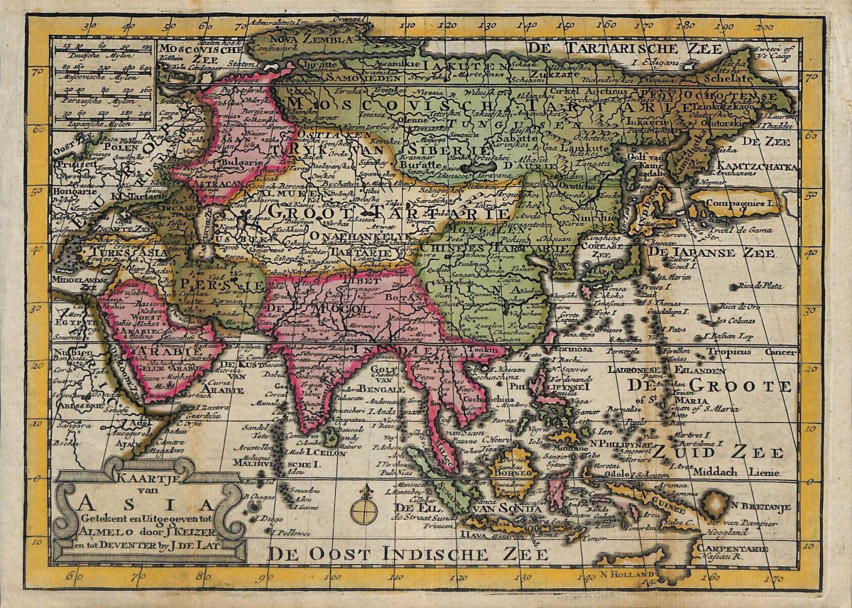アジア図　Asien nach den neusten und besten Asien - Reiche um 1300-978-3-14-100870-8-154-2-1 | Diercke.de