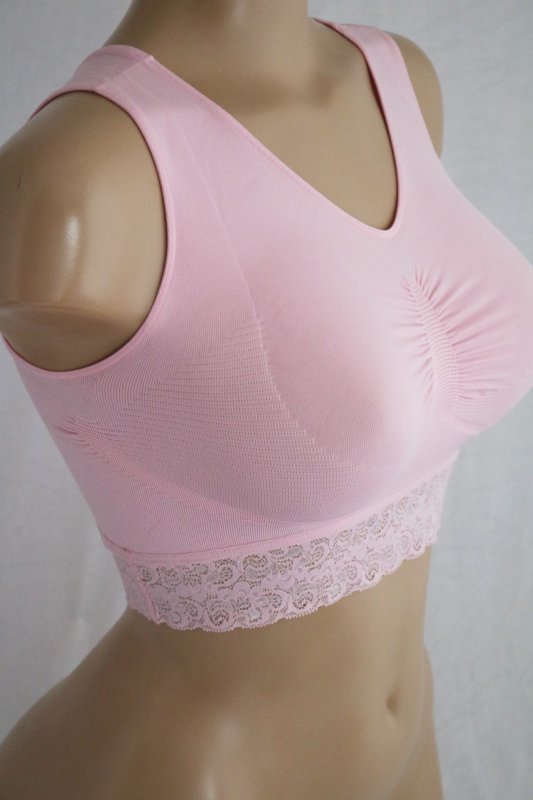L 42//44 ROSE *PERFECT PUSH ANTIRUTSCH SPITZE* SK 3♥ ♥Schlankstütz Bustier Gr