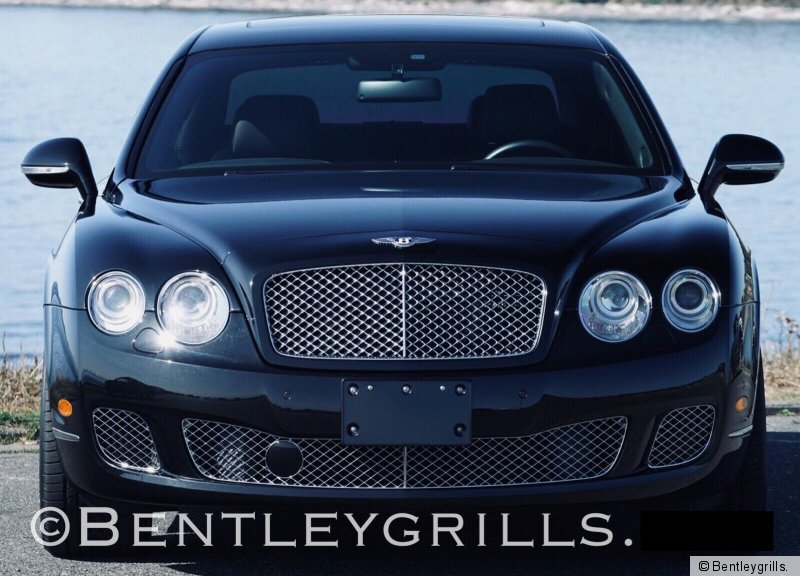 Bentley Flying Spur Speed Chrome Grills 3 Piece Trim Set Bentley
