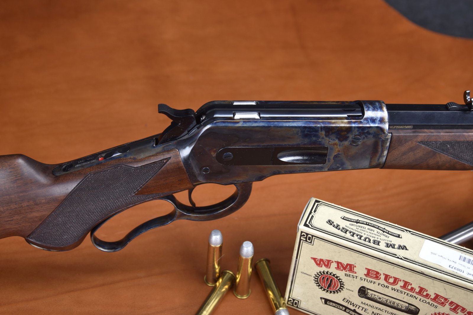 Winchester mod 1886 deluxe case hardened 24 kal 45 70gov egun
