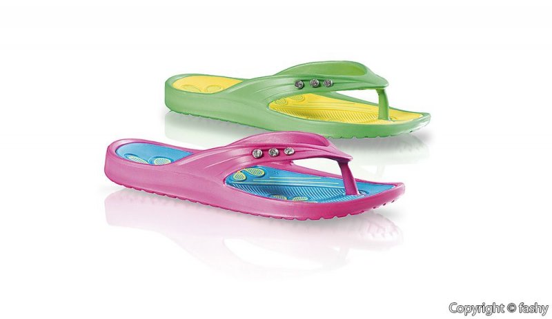 Neu+Zehentrenner+Fashy+Kinder+Zehensandalen+Gr.30-35+Sandale+Badeschuh+Aquaschuh