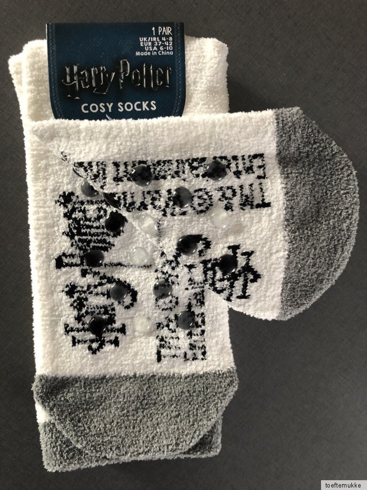 Harry Potter Hogwarts Damen Kuschelsocken ABS Glitzer 37-42 Strümpfe Primark