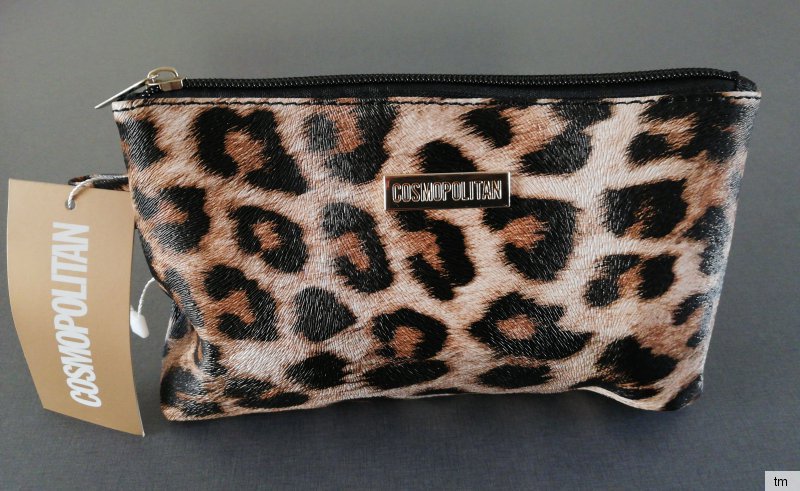Leopard Damen Tasche Clutch Handtasche Rockabilly Makeup Kosmetiktasche Primark