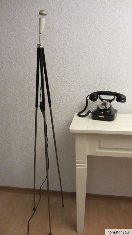 Tischlampe Stehlampe Tripod Lampe Effekt Leuchte Stativ Messing | eBay