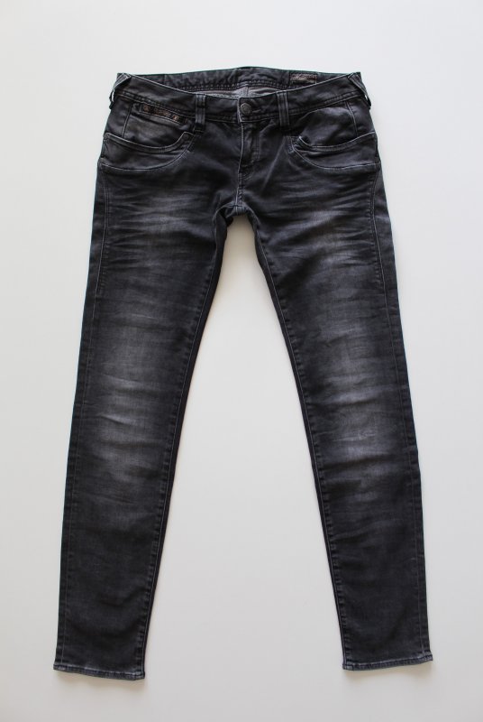 Dunkelgrau W27,29,30,31,32 L30 Herrlicher Piper 5650 Slim Damen Jeans