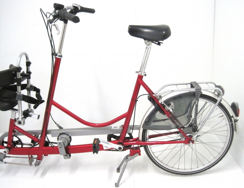 hinten ist fahrrad vorne sessel wie rollstuhl