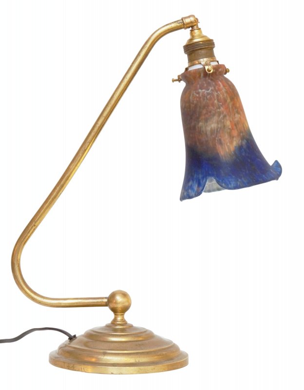 Gorgeous Art Nouveau Brass Lamp Uni Bankers Berlin Beautiful Art Nouveau Brass Lamp