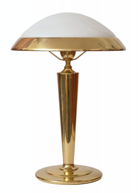 vrfbar Art Deco Design Schreibtisch Pilzleuchte Messinglampe Tischlampe 2 Stk