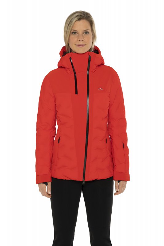 Skihose Kjus Skijacke Damen WeiÃƒÂŸ Grau Kjus Damen Women Ela Ski Jacke  Fiery Red Rot Alle Größen Neu Mit