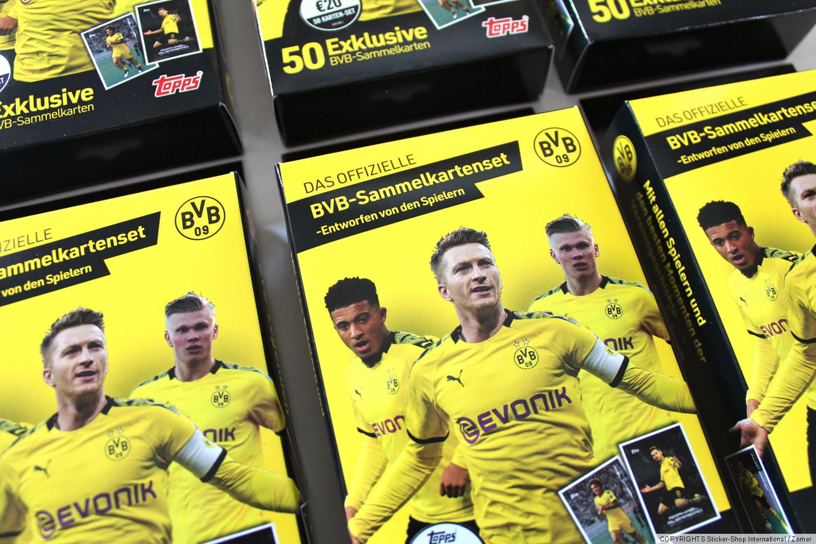 TOPPS BVB Borussia Dortmund 2020 SAMMELKARTENSET CURATED SET 50 TRADING CARDS eBay