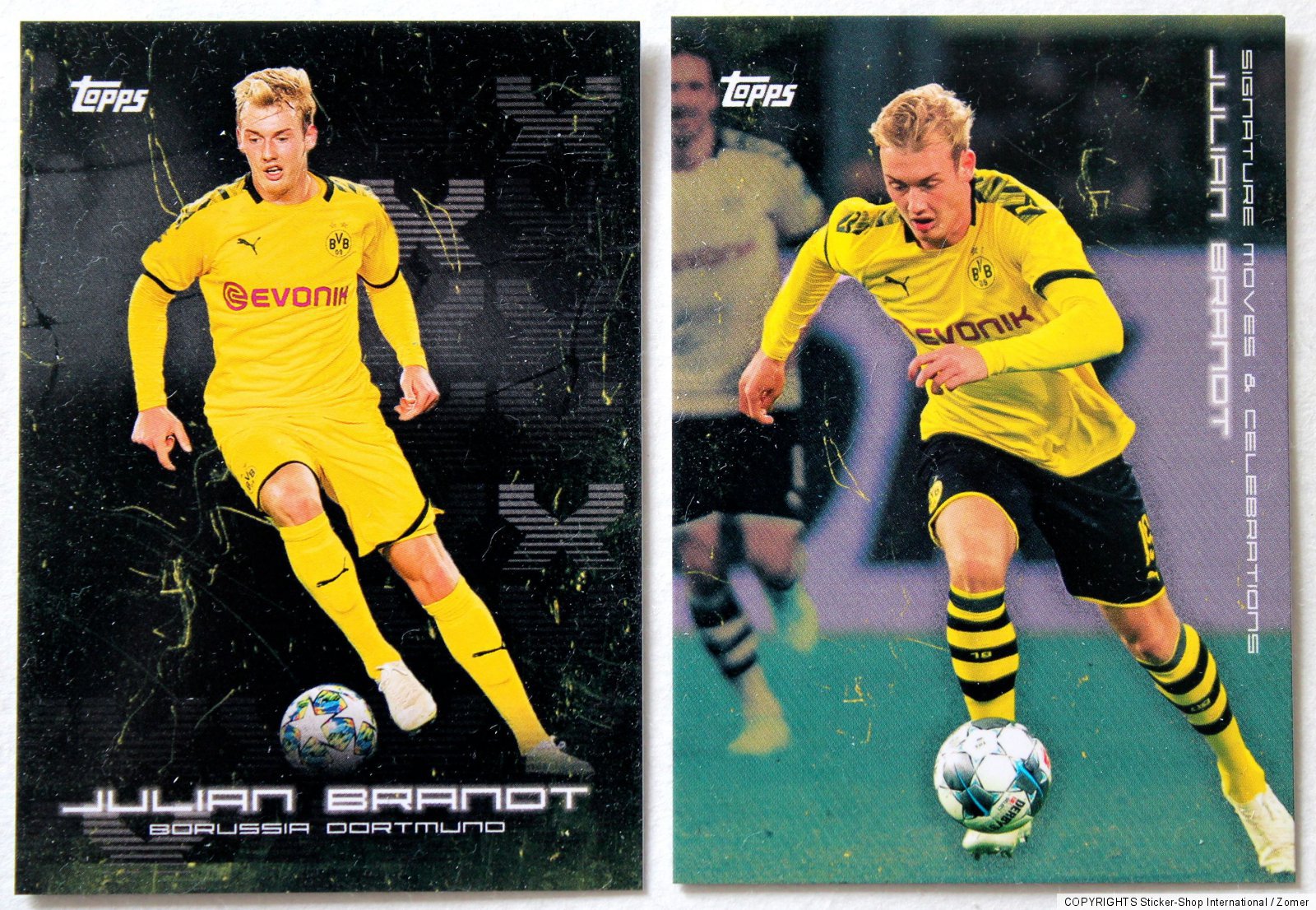 TOPPS BVB Borussia Dortmund 2020 SAMMELKARTENSET CURATED SET 50 TRADING CARDS  eBay