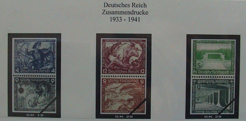 ZD D-Reich 1933 - 1941 Vordruck T-System farbig TOP alle Bilder in Beschreibung | eBay