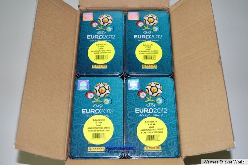 Panini em Adrenalyn XL euro 2012-Tin sammeldose nuevo//en el embalaje original