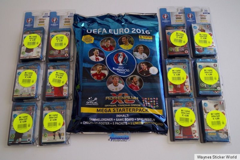 Panini Adrenalyn XL euro em 2020-5 x fatpack con Limited Edition-nuevo embalaje original /&