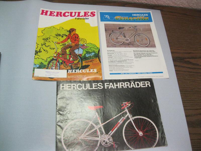 Vintage FahrradProspekte 80er 90er Jahre Katalog