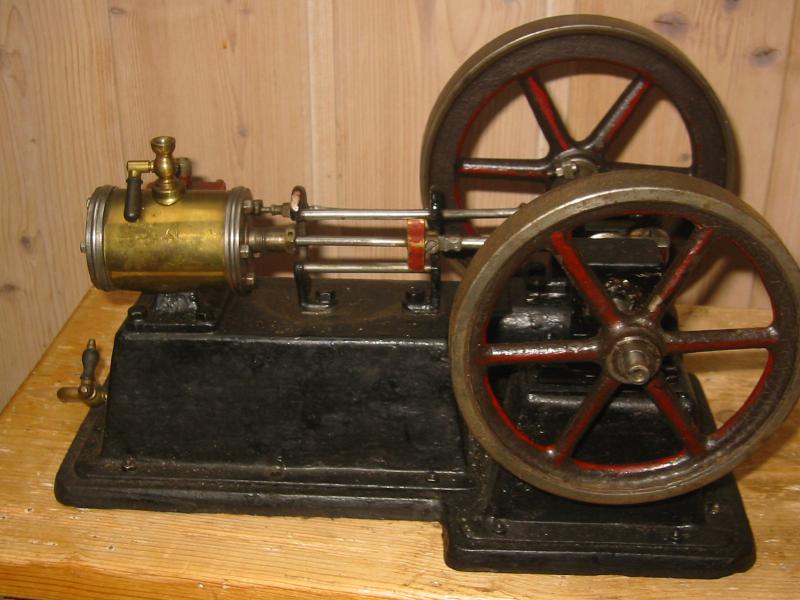 vintage model steam engine