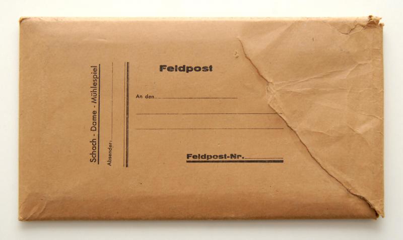 Wehrmacht Schach Dame und Mühle Spiel,Feldpost,ww2 soldier field post