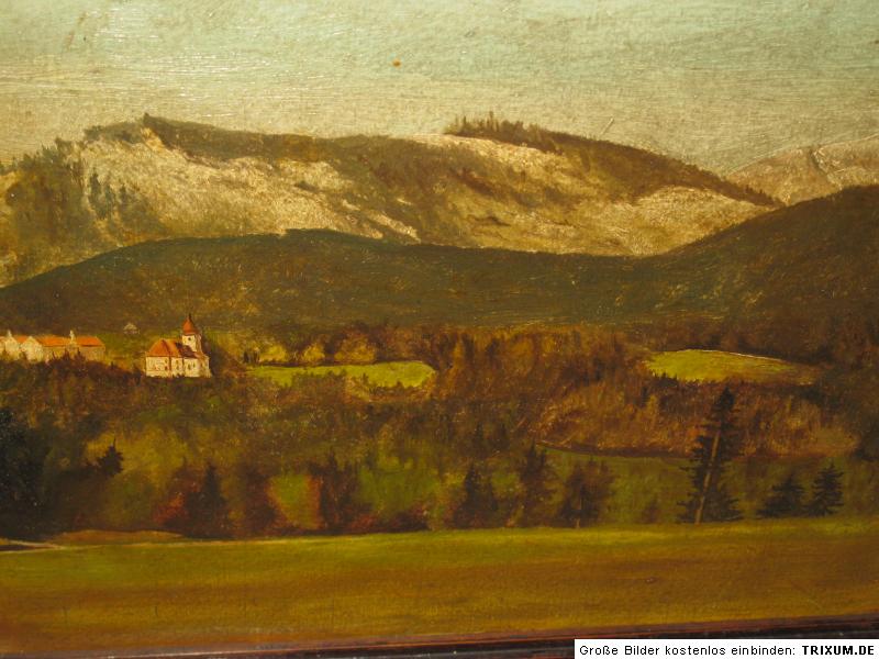 HOFer August, * 1889 wonderful landscape with Lock | eBay