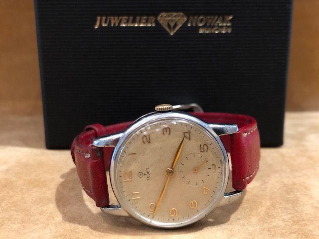 TUDOR PRINCE SMALL ROSE DENNISON Vintage Handaufzug Stahl