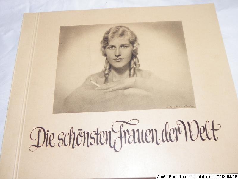 Sammelalbum Die Schonsten Frauen Der Welt 1929 1932 0410 Ebay