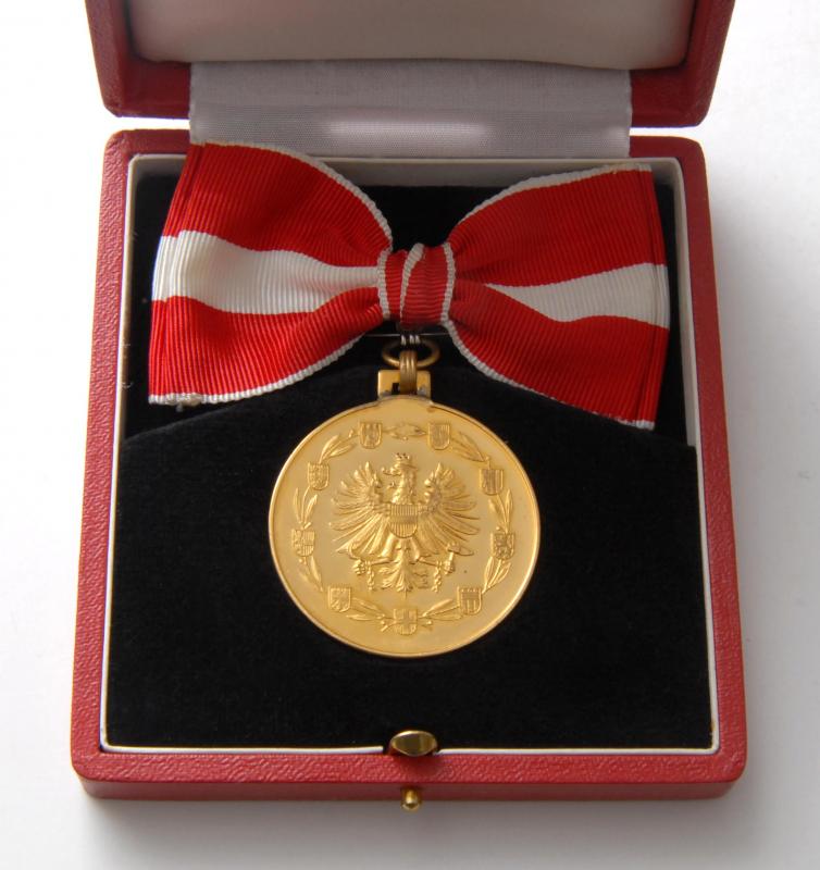 Goldene Verdienst Medaille Republik Österreich,Orden,Bundesheer,merit