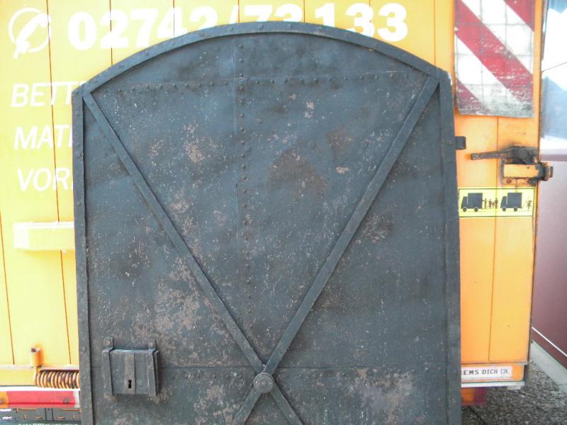 1840 Tür 193cm BLECHTÜR EISENTÜR Schmiedeeisen Metalltür mehr