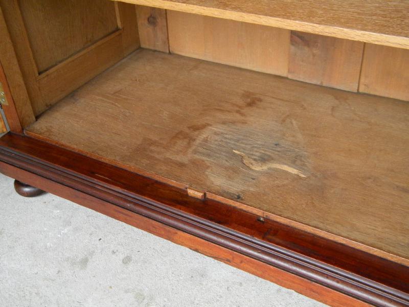 1880 GRÜNDERZEIT ANRICHTE B=113cm Schränkchen Kommode Marmorplatte