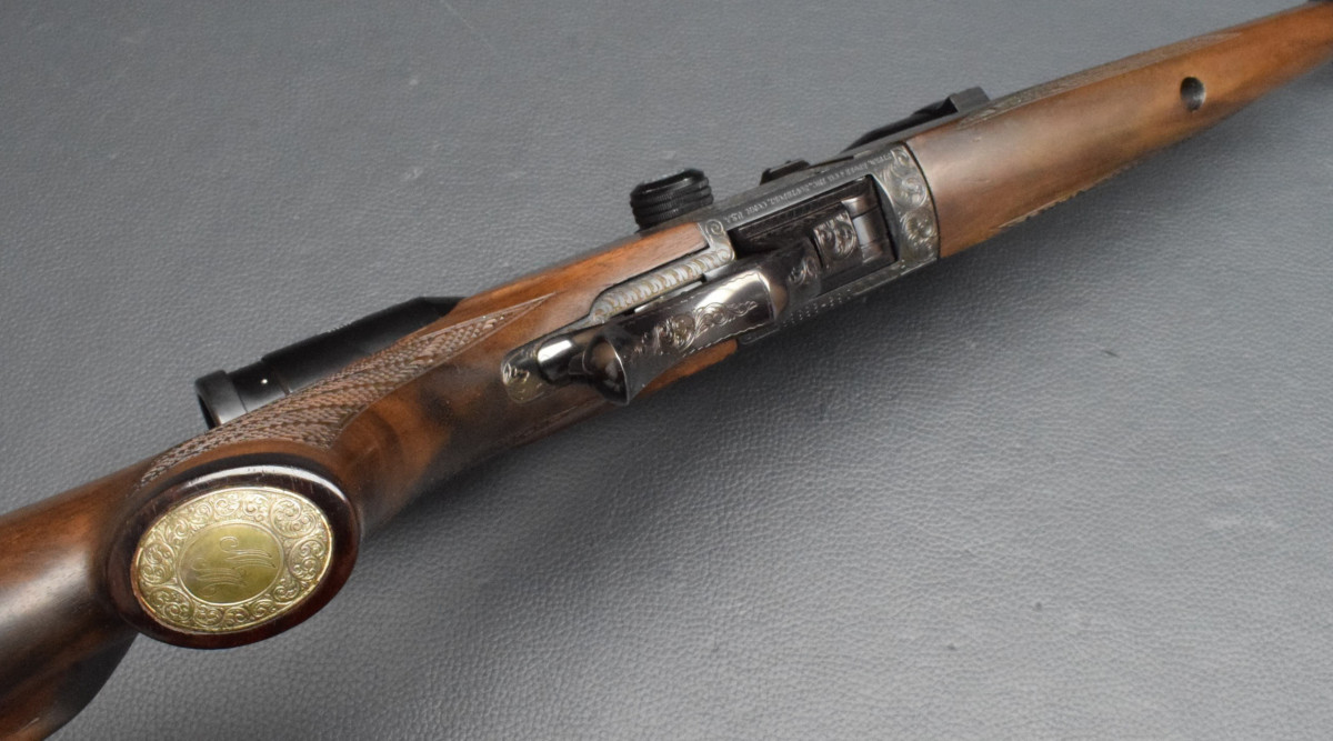 Heym/Ruger Blockbüchse No.1 Luxus, Kaliber 7x65R, Kahles 4x32, sehr gut eGun