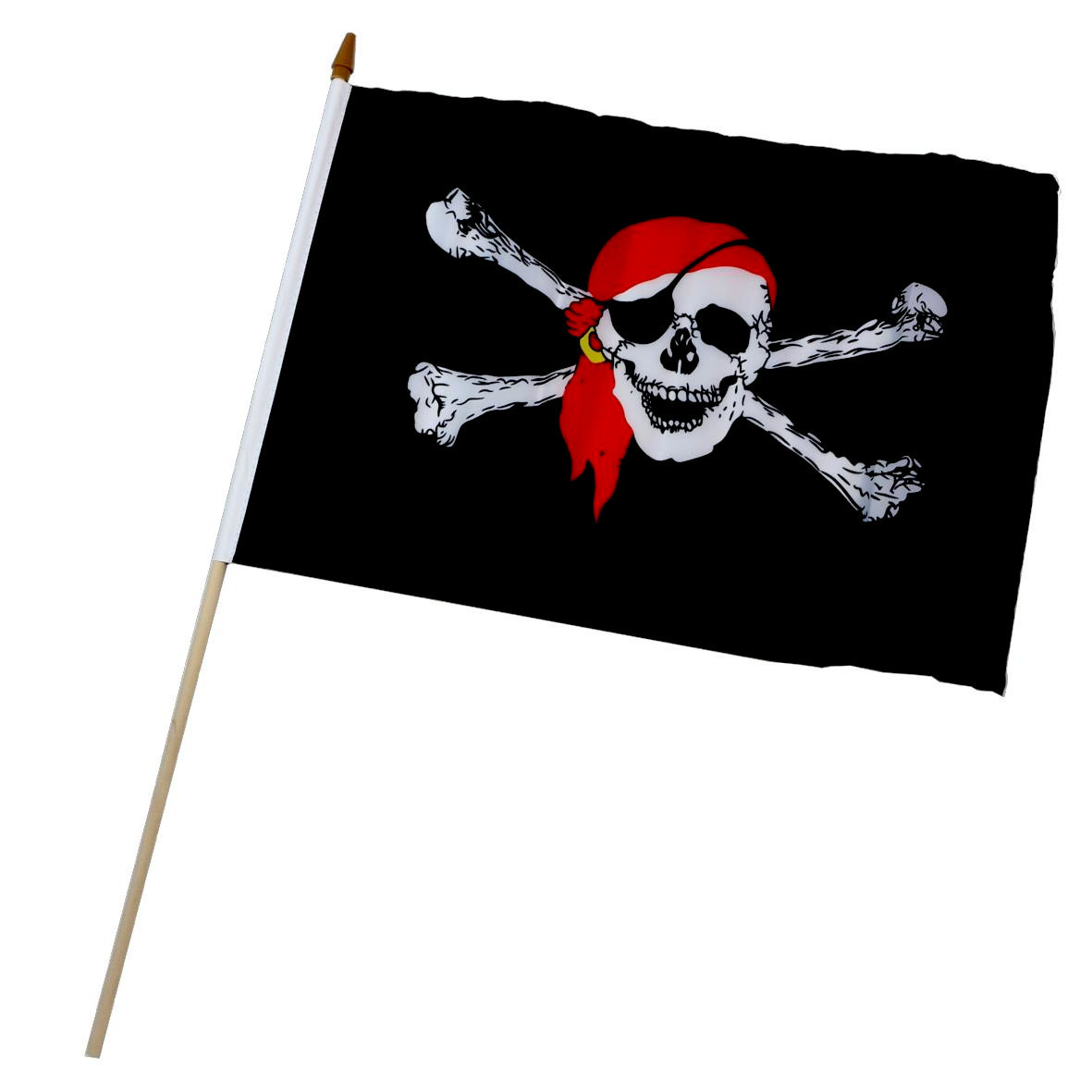 Piratenflagge mit Stab ür Spielturm