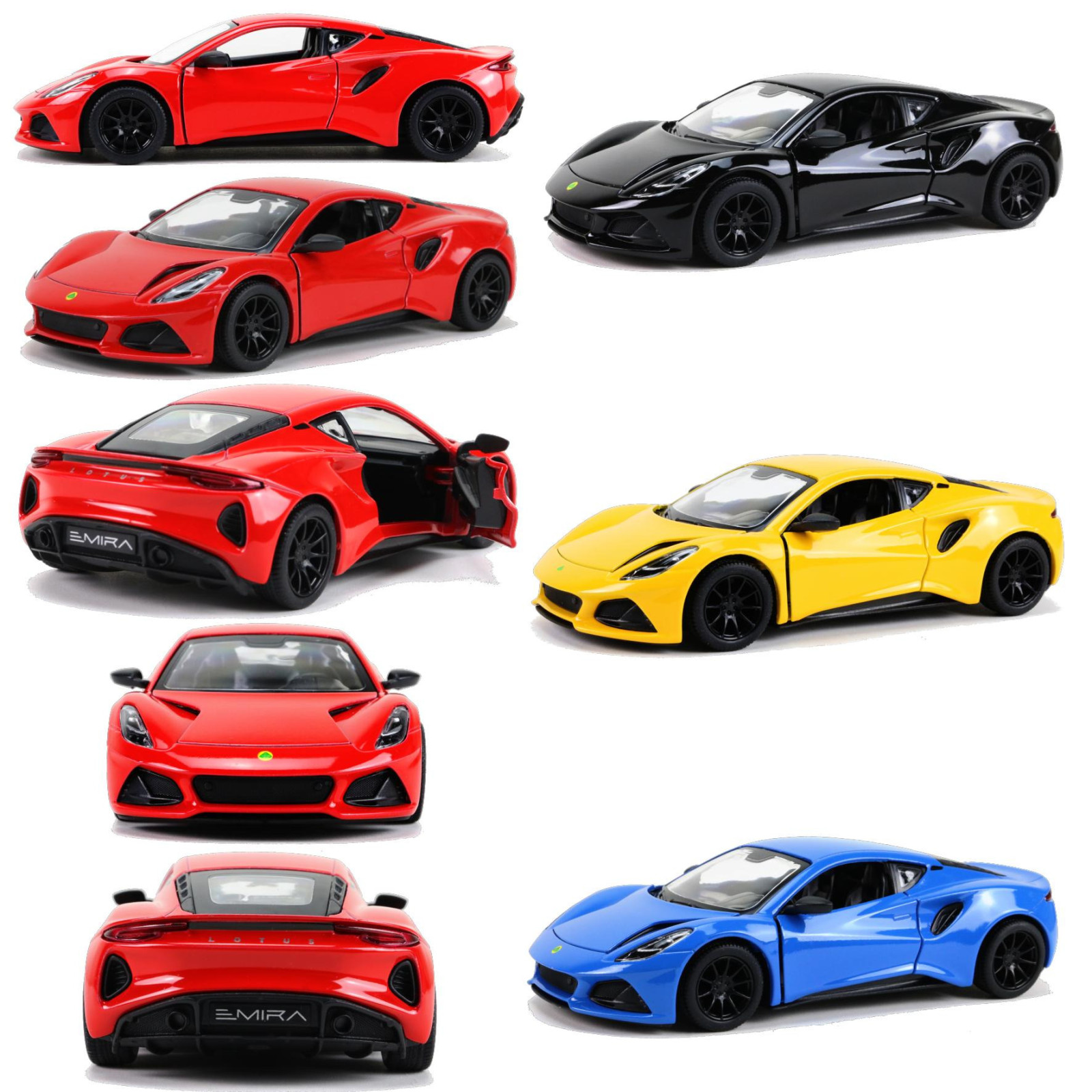 Kinsmart Modellauto Lotus Emira Sportwagen 13cm