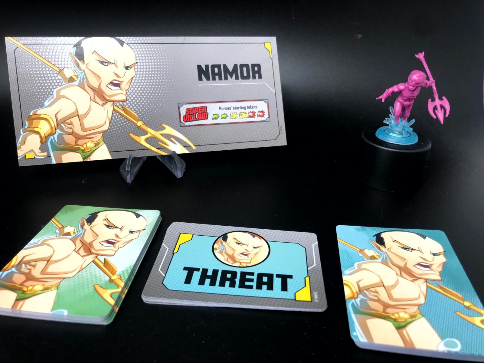 Figura NAMOR Anti-Hero - Marvel United X-Men - CMON Kickstarter Esclusivo KSE