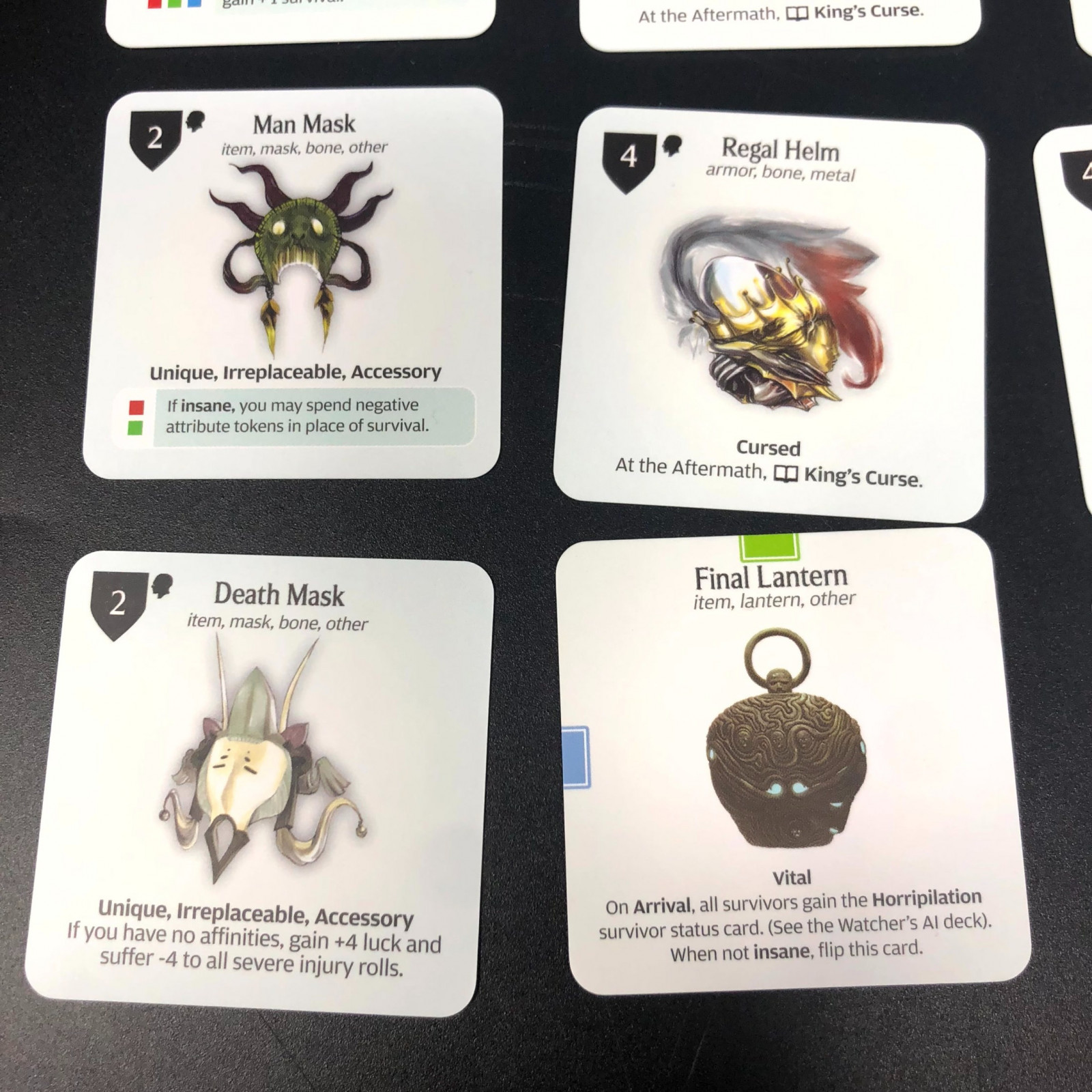 Kingdom Death: Monster 1.6 Core Game parts - Set of Rare / Unique