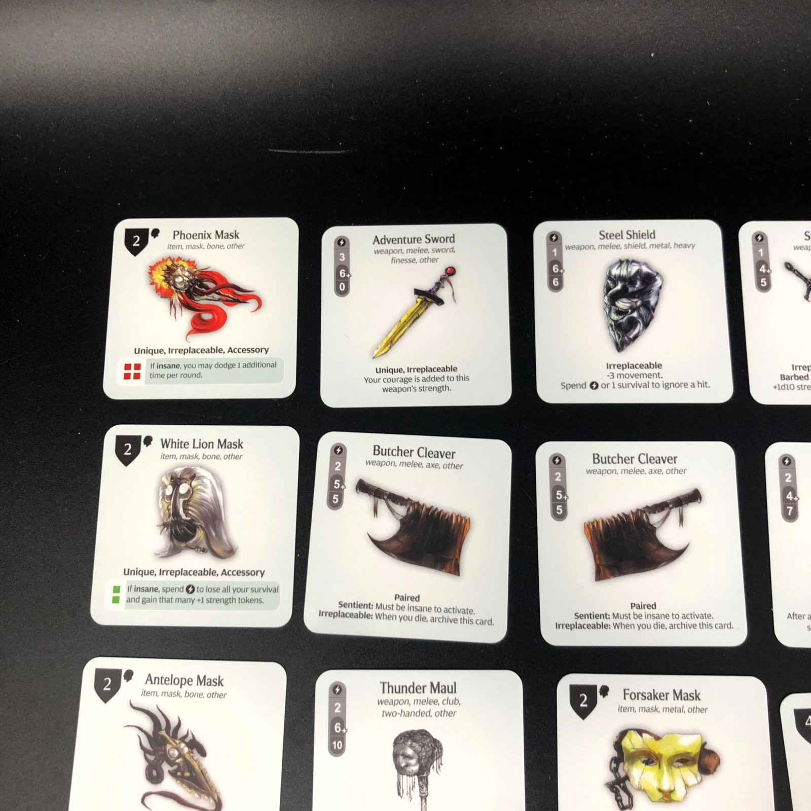 Kingdom Death: Monster 1.6 Core Game parts - Set of Rare / Unique