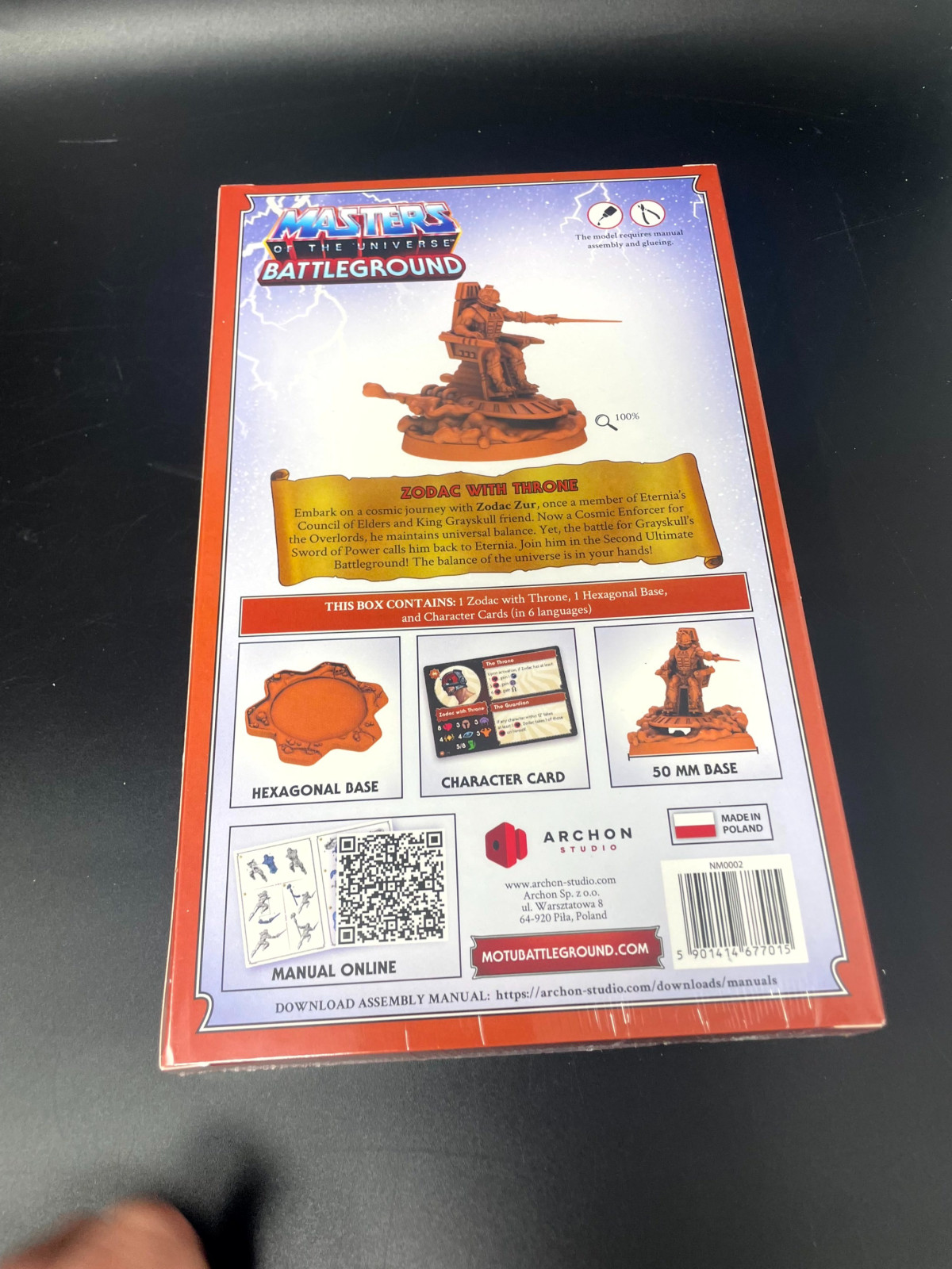 Masters of the Universe Battleground MOTU Zodac with Throne