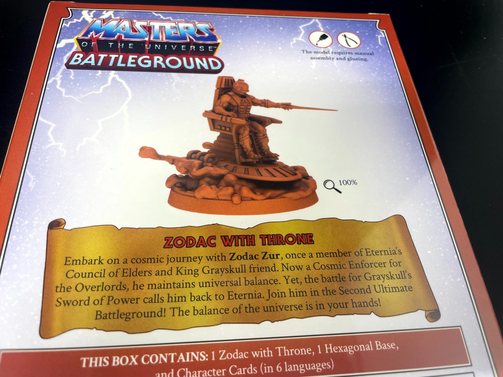 Masters of the Universe Battleground MOTU Zodac with Throne