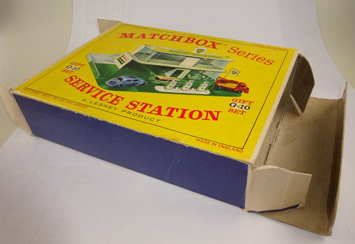Matchbox G-10 Service Station Set 1963 green/white 