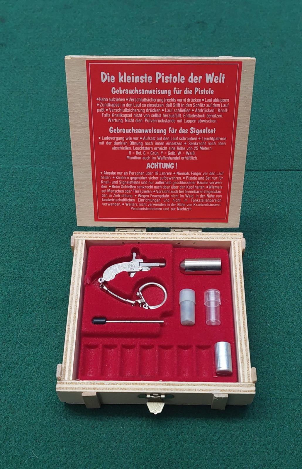 Mini Pistole Großer Knall PTB 222 Kal.2mm K eGun